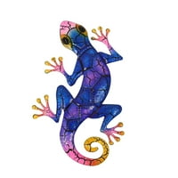 Gecko gvožđe viseći privjesak zidni umjetnički dekor zidni vrt viseći ukras