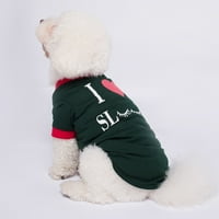 SHLDYBC skraćeno rukav printDog odjeću udoban i prozračniji, pribor za pse za rođendan, kućni ljubimci