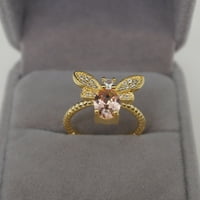 Prstenovi za žene Podesivi pčelinji žuti medni prsten Prirodni prstenovi
