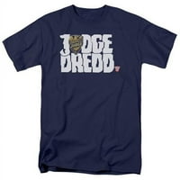 Trevco sudac Dredd-logotip kratkih rukava za odrasle od 18 godina - male