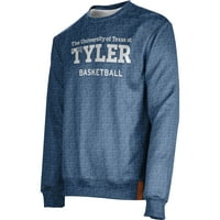 Muški plavi Texas Tyler Patriots košarkaški naziv DROP CREWNECK pulover Duksera