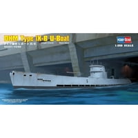 Tip IXB U-Boat Boat Model Građevinski komplet, dovršen model je otprilike 8. dugačak