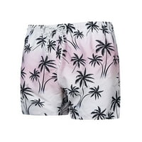 Abtel muns plivač trupa kokosovo drvo print plaža kratke hlače Prozračne ljetne kratke hlače muškarci