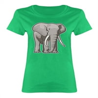 Velika majica u obliku slona žene -Image by shutterstock, ženska XX-velika