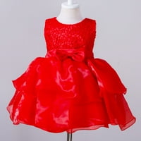Djevojke se oblače elegantno rubknot popise solidne boje midi ljetne djeveruše haljine crvene boje