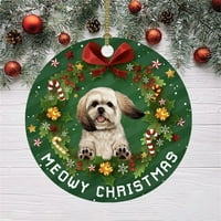 Cleance, Božić smiješni ukras Božićni pas uzorak privjesak božićno stablo ukrasi Božićno ukrašavanje stabla