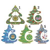 Domaći dekor 5D Odrasli Santa Claus Diamond Art Kits Sol Paint po brojevima Xmas Tree Božićni dijamantski