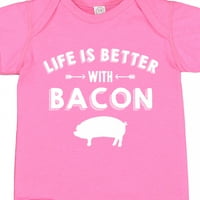 Inktastični život je bolji s poklonom Bacon-a Baby Boy ili Baby Girl Bodysuit