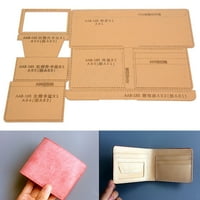 Novčani kalup DIY izdržljiv predložak novčanika, akrilni predložak, za torbu za kovertu novčanika