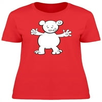 Medvjed doodle crtane majice žene -Image by Shutterstock, ženska velika