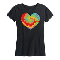 Instant poruka - Tie Dye Heart - Ženska grafička majica kratkih rukava