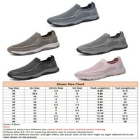 Unizno parilo pletenje gornje šetnje cipele široko širine cipele ženske prozračne stane muške klizanje na casual sivo 4.5