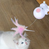 Električna mačka Smiješna igračka Mačka Smiješna igračka, igračka za mačka, sa zamenom od perja za mačke