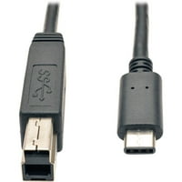 Lite U422- USB-C muški do B-muški USB 3. Kabel, 3FT