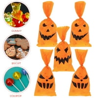 Hemoton Halloween plastične torbe za bombone karnevalske stranke Torbe za liječenje tiskane karnevalske
