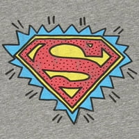 Superman Comic Style Logo Majica - Srednja