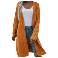 Ženska jakna Summer Cardigans Ženski kardigan Srednja dužina stila kardigan džemper kaput jesen i zimski