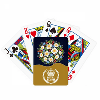 White Chrysanthemum Flower Flower Royal Flush Poker igračka karta