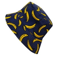 HATS Unizirane odrasle dvostrane haljine banane ribar šef za sunčanje na otvorenom plava