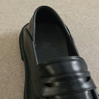 Ženske vintage haljina škola cipela lagana loafer hodajuća kruga na loaferima crna 8.5