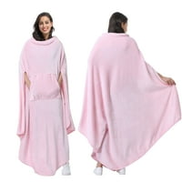 TIRRINIA FLEECE nosit će prekrivač bez poncho push bez rukava za odrasle žene muškarci zamotavanje zamotavanje