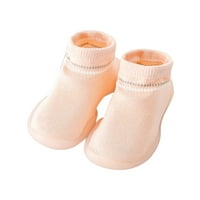 Tenmi Girls Bocks cipele s klizanjem na papučama na čarapima Klintni gornji kat klizač visoke top prve šetnje cipela djeca prozračna lagana ružičasta 4,5C