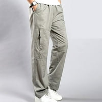 Giligiliso College Your Aduls Fashion Muške teretne hlače Slim čvrste ravno hlače Ležerne prilike na