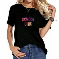 Nacija za obrazovanje natrag u školske poklone stilski ženska majica - udobna i prozračna za ljeto