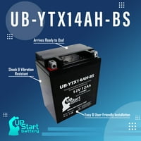 -YTX14AH-BS Zamjena baterije za Polaris Ranger 4x4, CC UTV - tvornički aktivirani, bez održavanja, motociklistička