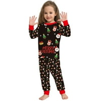 Xmas Pijamas za porodicu podudaranje porodice Pajamas Sleeper Christmas PJ-ov festival