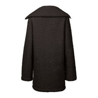 Loopsun Summer Odjeća za štednju za ženske kapute, moda Žene Topli FAUD kaput Cardigan With Solid dugi