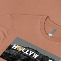 MA Croi Muška grafika Print Hollywood Hustle Los Angeles Plain Majica kratkih rukava