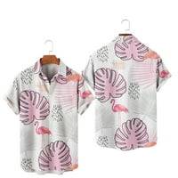 Muške havajske cvjetne majice pamuk od poliestera dolje tropske majice na plaži