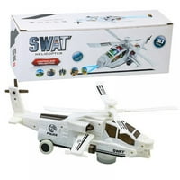 Električne helikoptere za spašavanje helikoptera za mališane sa svjetlima i zvukovima guraju i idite