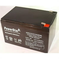 Powerstar AGM1212- Zamjenski Zeus PC12- 12V 12Ah zapečaćena olovna akumulator - godina garancije
