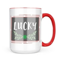 Božićni kolačić Tin Lucky St. Patrick's Day Green Listove sa šamrock krilom poklon za ljubitelje čaja za kavu