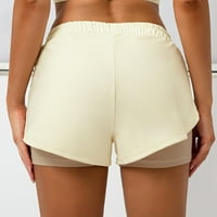 Ženske zveške kratke hlače Ljetne casual visokog struka Atletski kratke hlače Comfy Lounge Trčevi kratke hlače sa džepovima