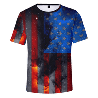 4. jula Amerika Dan nezavisnosti Uniziraj kratki rukav, majice plus veličine muškarci