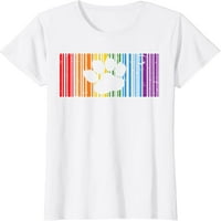 Duge boje Barcode icon Pride Bear Paw Poklon majica