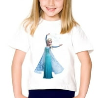 Dječje majice Djevojke Princeze Djevojke tiskane vrhove Plus veličina S-XL