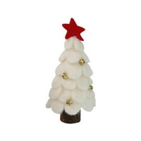 Desktop Ornament, čvrst ekološki prihvatljiv ukrasi za drva Xmas Tree Božićni ukras Božićni plesni stol