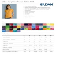 GILDAN 5000L Ženska pamučna majica - NAJBOLJI GREEN-2X