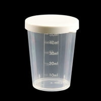 Ana mjerna čaša sa prozirnim plastičnim plastičnim diplomiranim mjernim šalicom