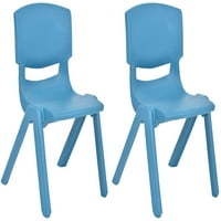 Spakirana plastična dječja stolica za učenje, nebesko plavo, 20,5x, 2-pakovanje