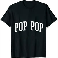 Varsity pop pop ženska elegantna grafička majica kratkih rukava ljetna ljetna casual bluza