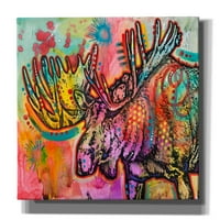 Epic Graffiti 'Bull Moose' by Dean Russo, Platno Zidna umjetnost, 30 x26