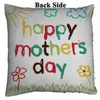 Slatka karta za ruke za ruke Sretan majčin dan Reverzibilni jastuk sa jastukom od jastuka sa sirmaidom