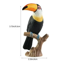 Toucan Punjeni životinjski toucan modeli Modeli kipa za ptice Model životinjskih modela Toucan kognitivne igračke