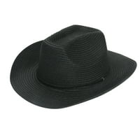 Labakihah slava šešir mužjak ljetni vintage zapadni kaubojski šešir, čvrsto crtačka krema za sunčanje