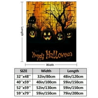 Halloween pokrivač-tamna horor pokrivač za Noć vještica, Božić, rođendan i itd., 050